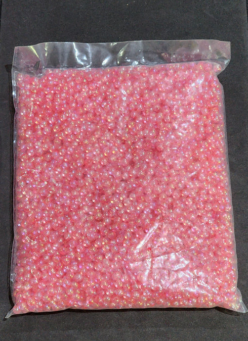 Pink Colour Bulk Pack Plastic Beads